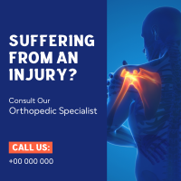 Orthopedic Consultation Instagram Post Design