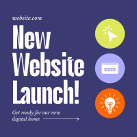 Corporate Website Launch Instagram Post Design