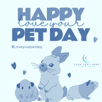 Happy Pet Day Instagram Post Design