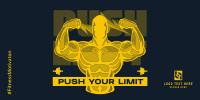 Push Your Limit Fitness Twitter Post