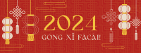 Lunar New Year Knot Facebook Cover Design