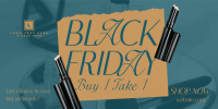 Black Friday Beauty Care Twitter Post Design