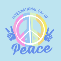 Peace Day Symbol Linkedin Post