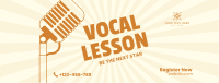 Vocal Coaching Lesson Facebook Cover