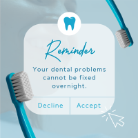 Dental Reminder Instagram Post