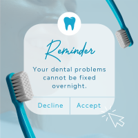 Dental Reminder Instagram Post Image Preview