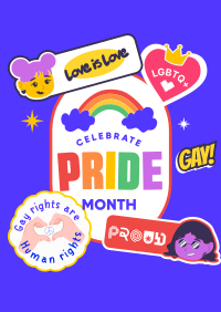 Proud Rainbow Poster