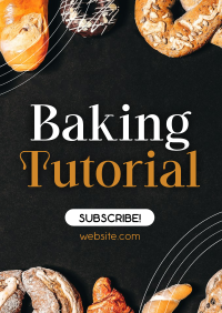 Tutorial In Baking Flyer