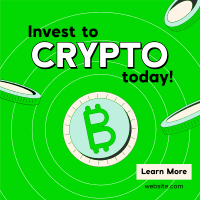 Retro Crypto Invest Instagram Post Image Preview