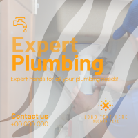 Doing Clean Plumbing Works Linkedin Post Design