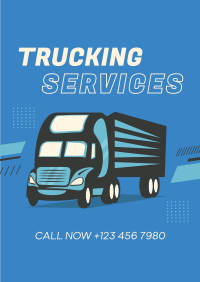 Truck Delivery Services Poster
