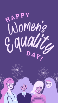 Building Equality for Women Instagram Story