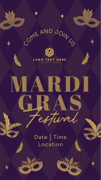 Mardi Gras Festival Facebook Story