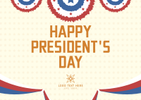 Day of Presidents Postcard Design