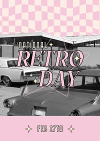 National Retro Day Poster