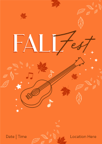 Fall Music Fest Poster