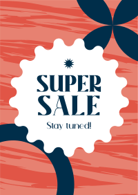 Abstract Beauty Super Sale Poster