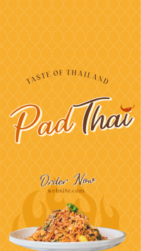 Authentic Pad Thai Instagram Story