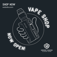 Vape Handle Instagram Post Image Preview