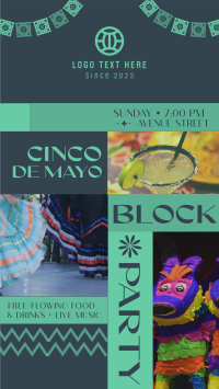 Cinco de Mayo Block Party Facebook Story