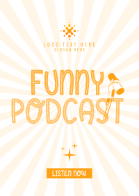 The Silly Podcast Show Flyer