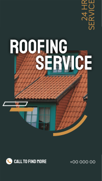 Roofing Service Instagram Reel Image Preview