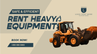 Heavy Equipment Rental Facebook Event Cover