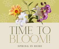 Bloom Spring Greeting Facebook Post