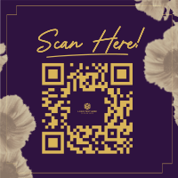 Spring Modern Party QR Code Image Preview