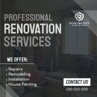 Pro Renovation Service Linkedin Post Image Preview