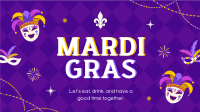 Mardi Gras Masquerade Facebook Event Cover