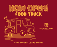 Cutesy Food Truck Mascot Facebook Post