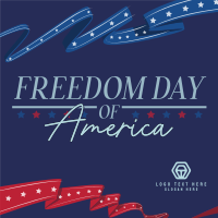 Freedom Day of America Instagram Post