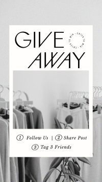 Fashion Style Giveaway Instagram Reel