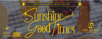 Retro Summer Sunshine Facebook Cover