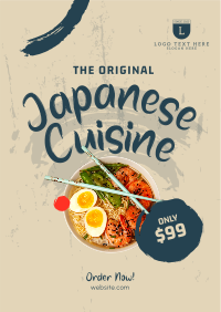 Original Japanese Cuisine Flyer