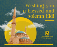 Eid Mubarak Facebook Post example 4