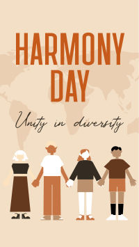 World Harmony Week Facebook Story Design