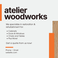 Atelier Woodworks Linkedin Post