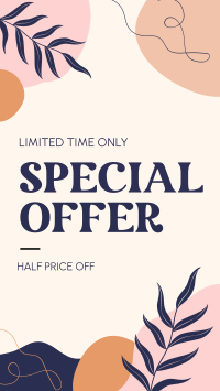 Organic Abstract Special Offer Instagram Story