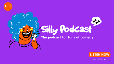Our Funny Podcast YouTube Banner Image Preview