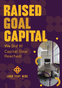 Corporate Capital Goal Achieved Poster