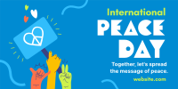 United for Peace Day Twitter Post