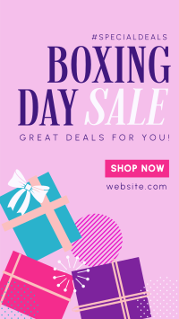 Boxing Day Special Deals Facebook Story