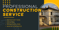 Modern Construction Service Facebook Ad