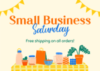 Small Business Bazaar Postcard