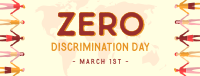 Zero Discrimination Celebration Facebook Cover