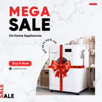 Washing Mega Sale Instagram Post Design