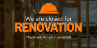 Closed for Renovation Twitter Post