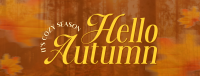 Autumn Favorite Season Facebook Cover Image Preview